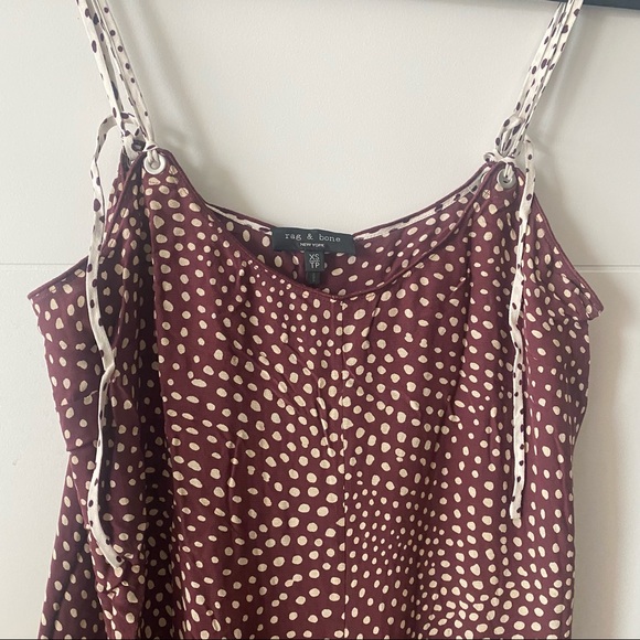 Rag & Bone Dirdre Midi Dress Polka Dot Size XS - Picture 5 of 8